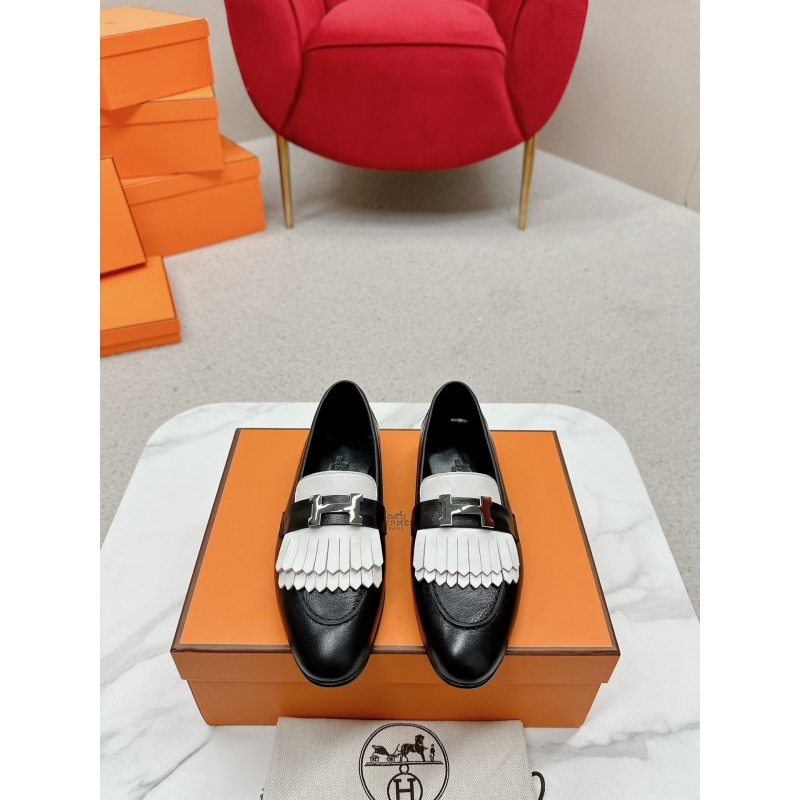 H**mes leather shoes